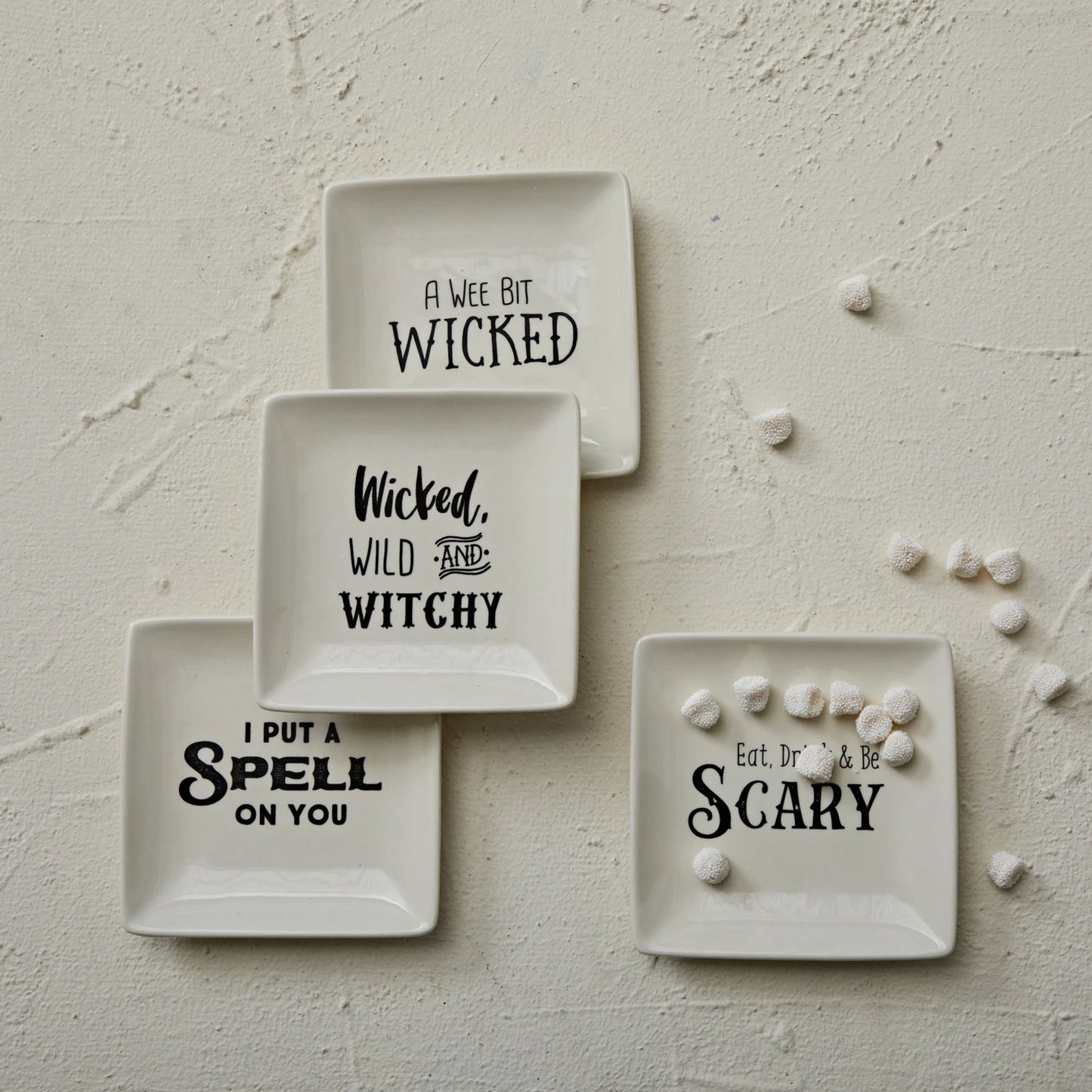 5in  Plate - Spooky Saying - Findlay Rowe Designs