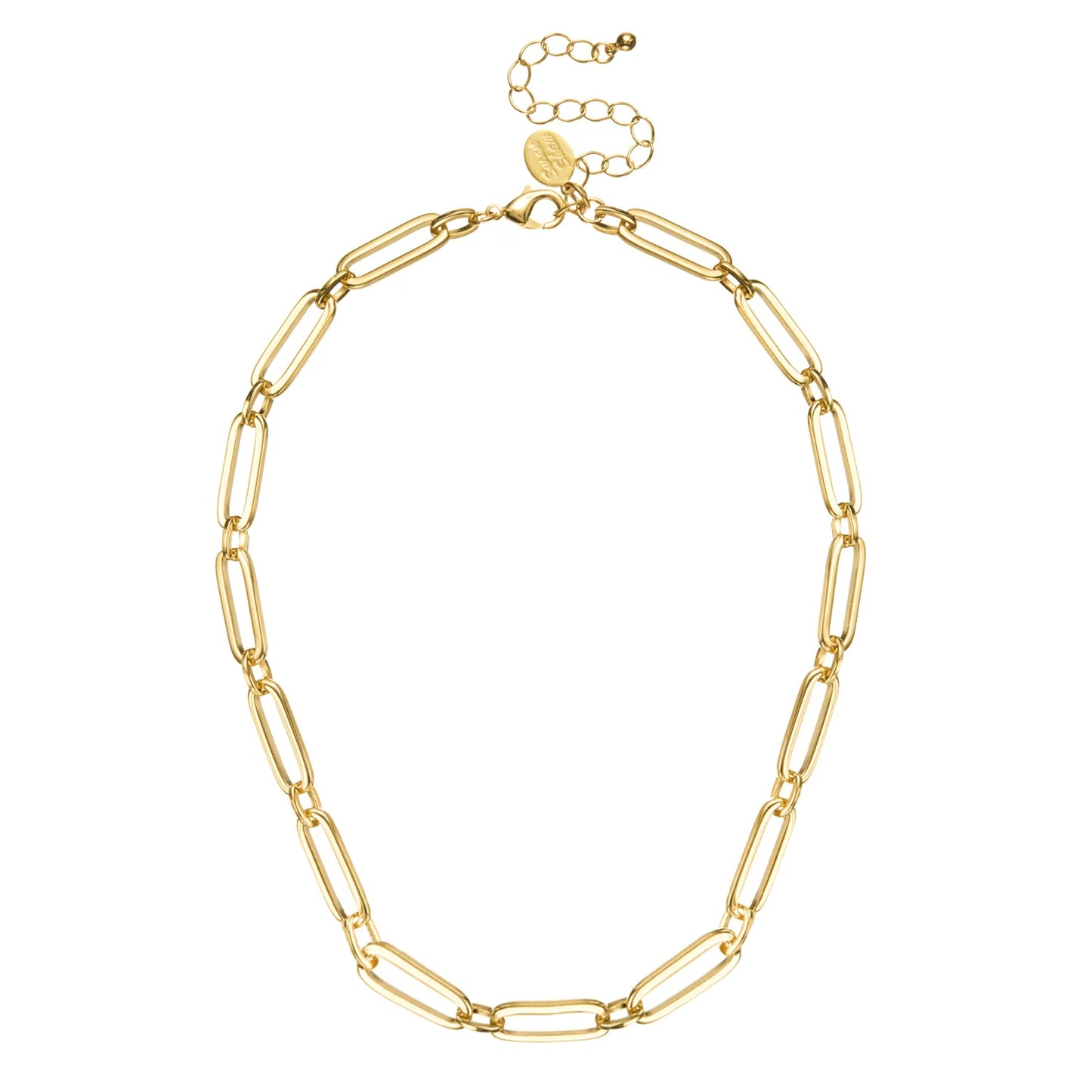 Susan Shaw - Necklace - Mixed Link Paperclip - Gold - Findlay Rowe Designs