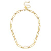Susan Shaw - Necklace - Mixed Link Paperclip - Gold - Findlay Rowe Designs