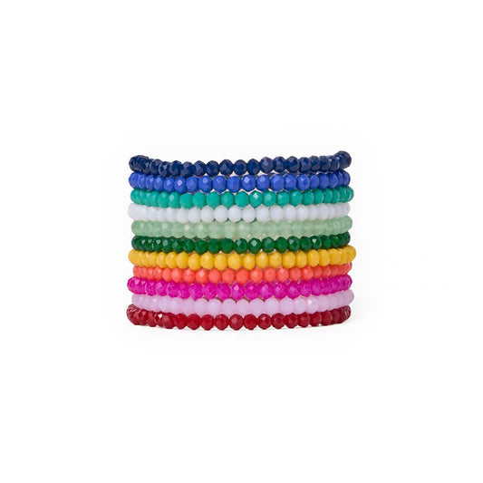 Ink & Alloy - Bracelets - Rainbow - Set of 11