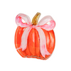 Roundtop - Acrylic Pumpkin - Pink Bow - Findlay Rowe Designs