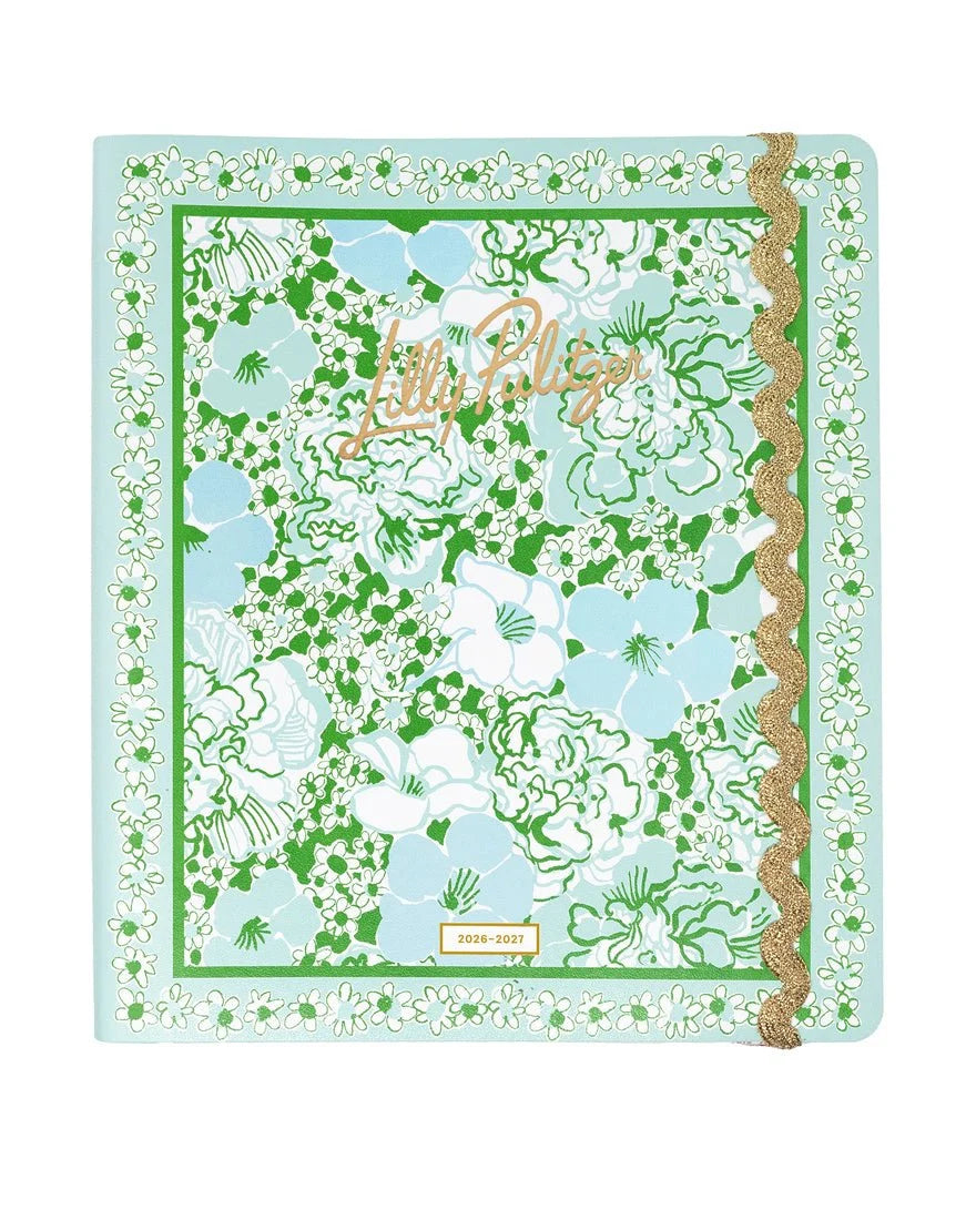 Lilly Pulitzer - 17 Month Soft Cover Leatherette Planner - Mint Burst of Joy - Findlay Rowe Designs