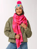 Shiraleah - Calypso Scarf - Pink Red
