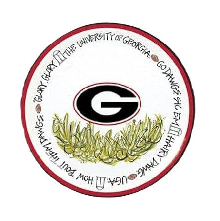 Magnolia Lane - Melamine Plate - University of Georgia