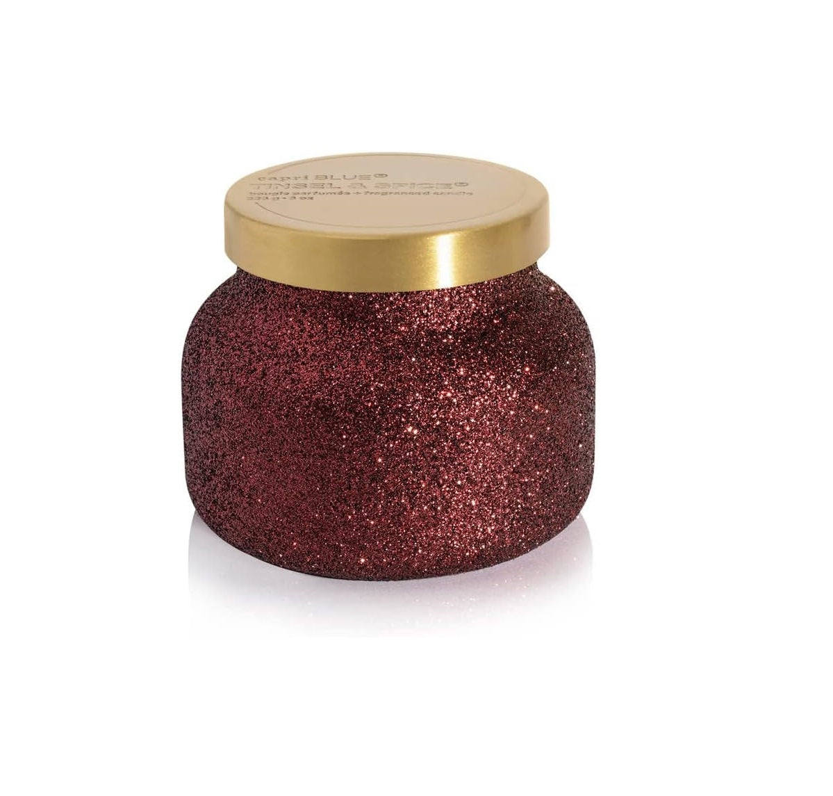 Capri Blue - Tinsel & Spice Petite Glam Jar Candle - 8oz