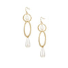 Natalie Wood- Sea Breeze 3 i n 1 Pearl Drop Earrings