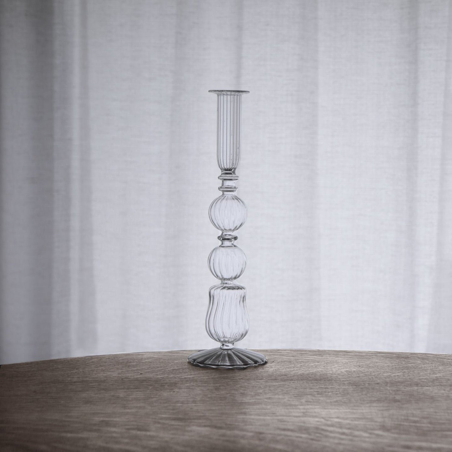 Beatriz Ball - Cambridge  Emma 10.5" Candle Holder - Glass - Findlay Rowe Designs