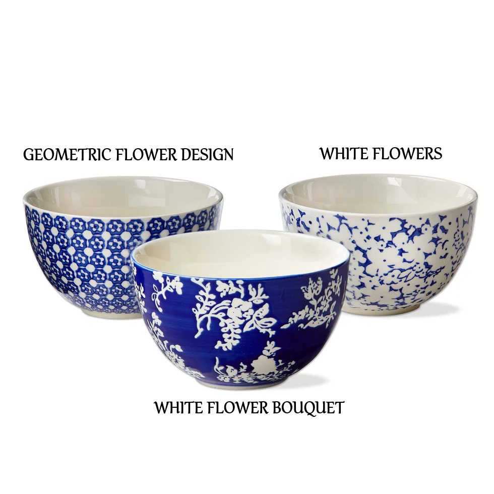 Snack Bowl - Blue and White - Findlay Rowe Designs