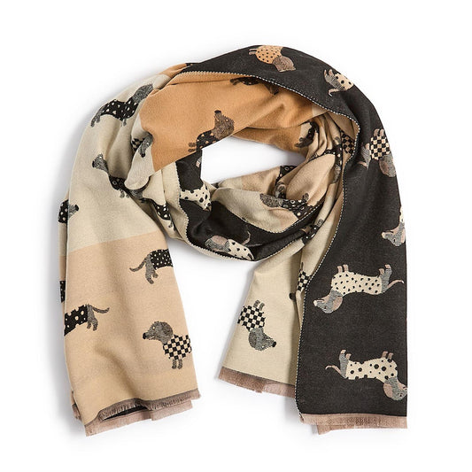 Reversible Scarf - Good Dog Energy - Findlay Rowe Designs