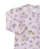 Kissy Kissy - Zip Footie - Pink Jungle Safari - Findlay Rowe Designs