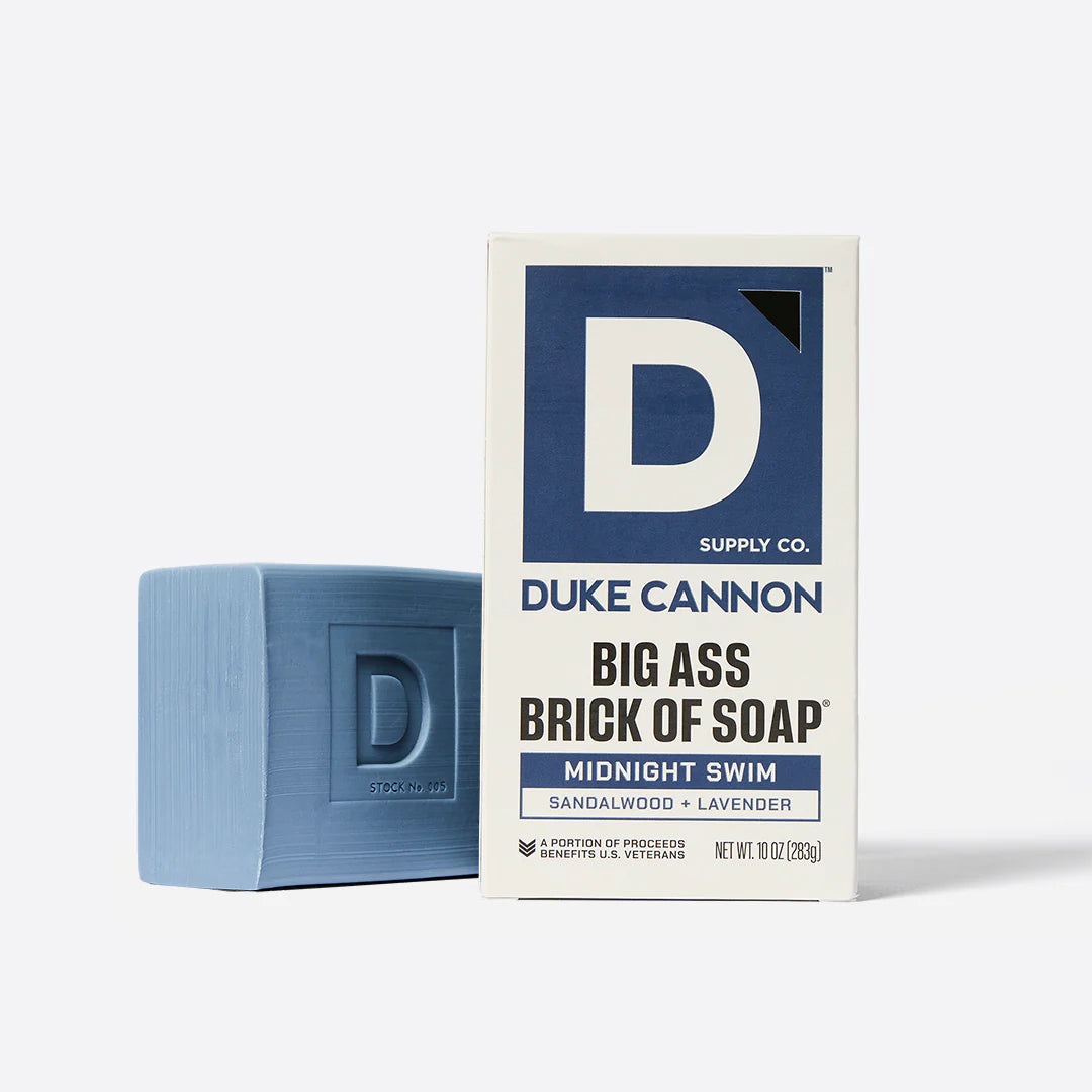 Duke Cannon - Big Ass Brick of Soap - Midnight Swim - Findlay Rowe Designs