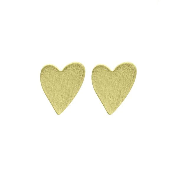 Sheila Fajl - Amores Studs in Brushed Gold