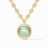 Julie Vos - Necklace - Laguna Statement - Iridescent Aquamarine Blue - Findlay Rowe Designs