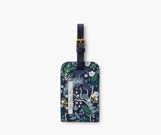 Rifle Paper- Peacock Luggage Tag
