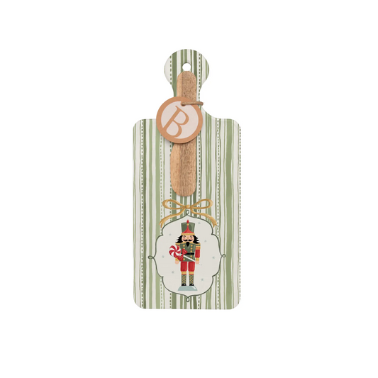 Rosanne Beck - Charcuterie Board Spreader Set - Frosty Nutcracker - Findlay Rowe Designs