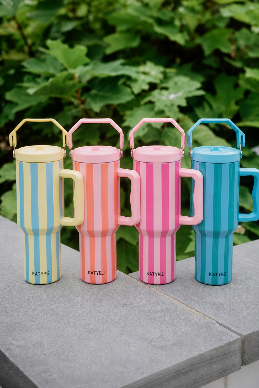 Katydid - Tumbler 40oz - Cabana Stripe - Findlay Rowe Designs