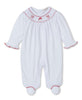 Clearance - Baby - Christmas Footie - Smocked - Findlay Rowe Designs