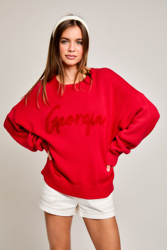 Top - Boxy Sweater - Georgia - Findlay Rowe Designs