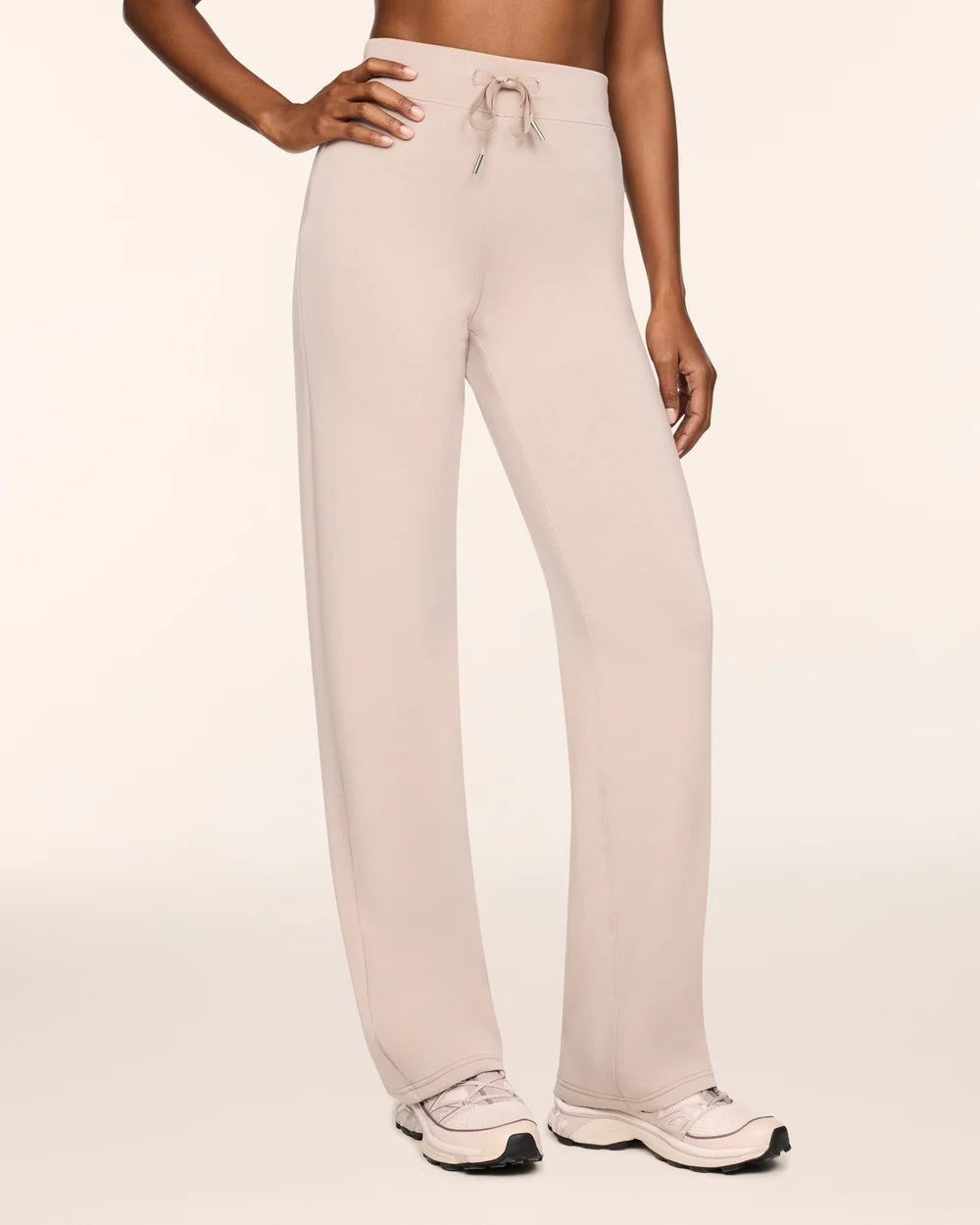 SPANX - AirEssentials Wide Leg Pant - Mushroom