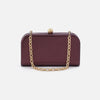 Hobo - Lauren Minaudiere - Metallic Leather - Frosted Plum - Findlay Rowe Designs