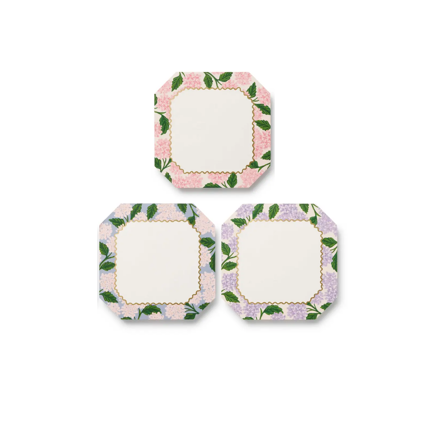 Rifle Paper Co -  Mini Notepad Trio - Hydrangea