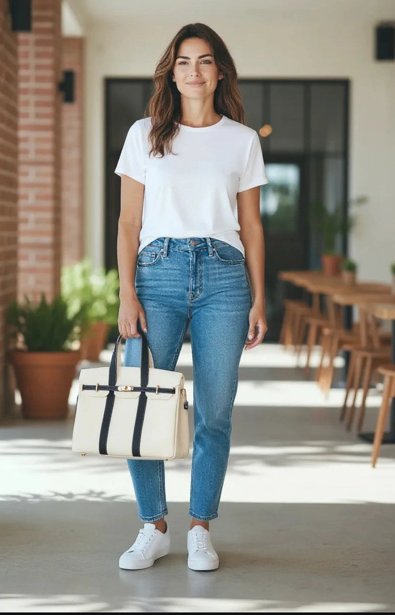 Gameday Luxe - Luxe Signature Tote - Short Handle - Findlay Rowe Designs