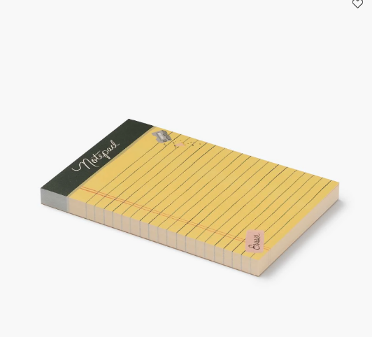 Rifle Paper Co -  Notepad - Class Notes