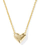 Kendra Scott - Necklace - Ari Heart Letter - Gold Short Pendant