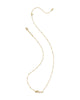 Kendra Scott - Lil Sis Gold Short Pendant Necklace - Gold Freshwater Cultured Pearl - Findlay Rowe Designs