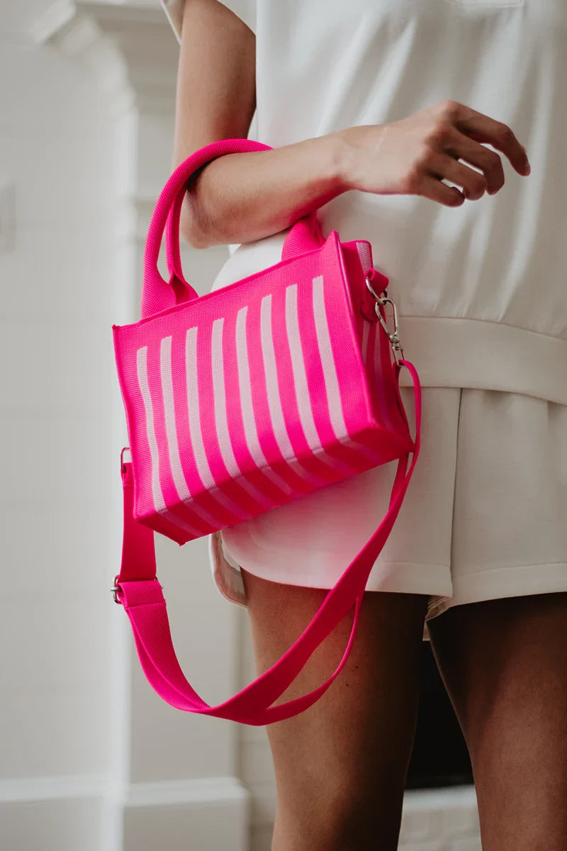 Katydid - Cabana Canvas Tote - Striped - Findlay Rowe Designs