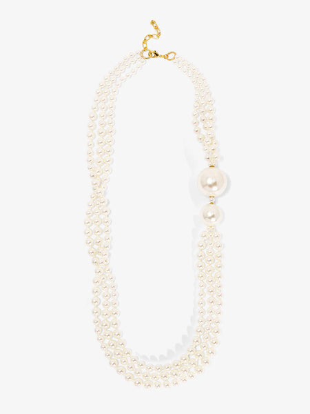 旅のしるし - Long Pearl Necklace - Necklace - Long - Oversized Pearls – Findlay Rowe Designs
