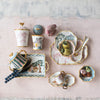 Sugar and Creamer Set  - Hand-Painted Palm and Pine - Findlay Rowe Designs