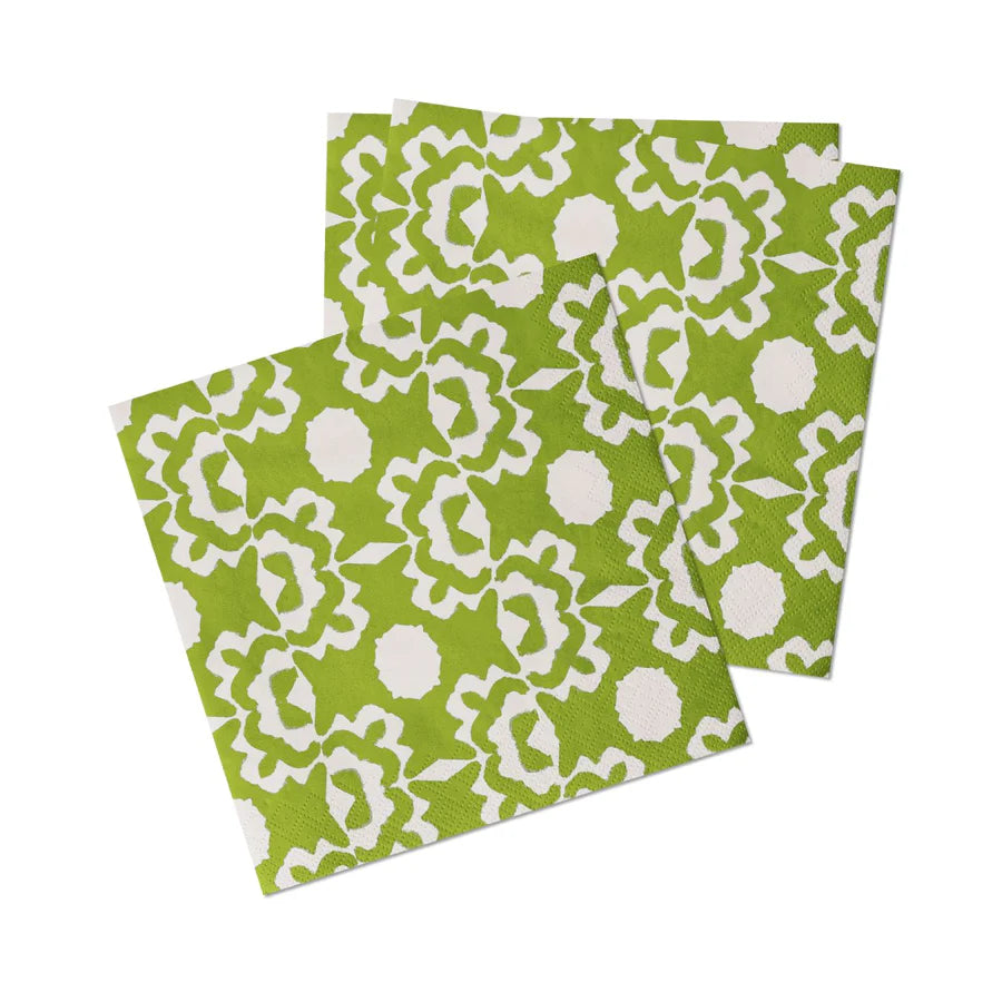Laura Park - Cocktail Napkins- Aspen Green - Findlay Rowe Designs