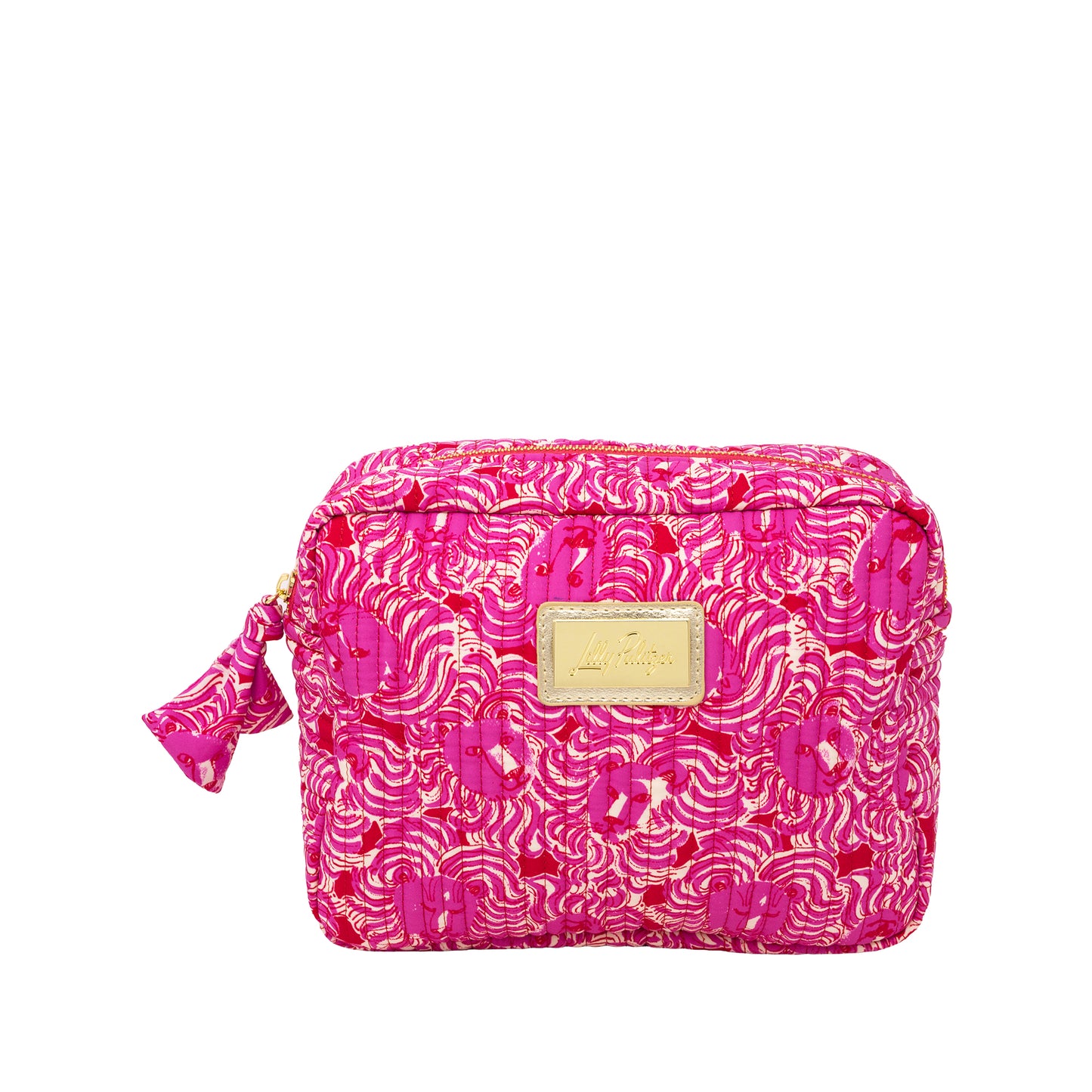 Lilly Pulitzer - Cosmetic Pouch - Strawberry Red Pride of Lilly