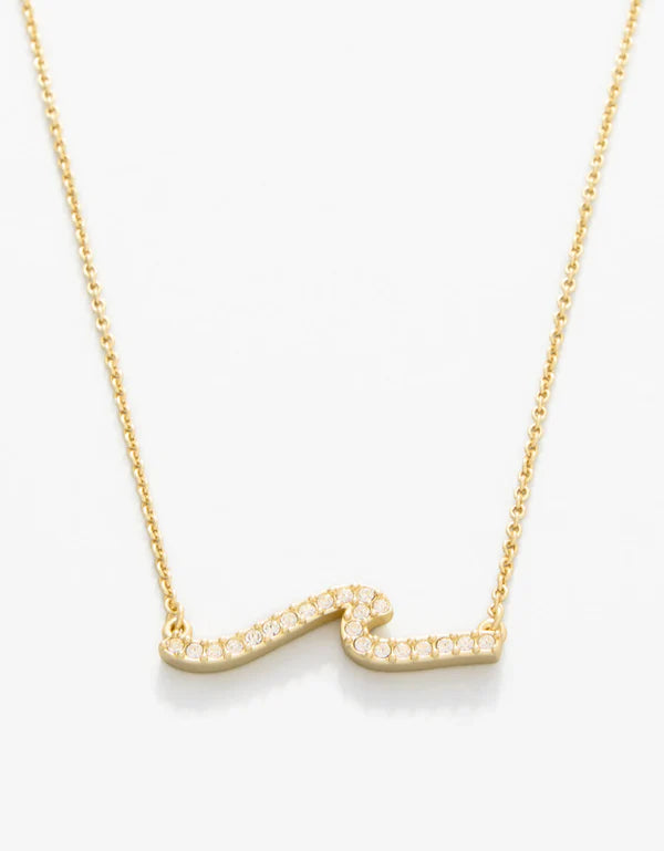 Spartina - Necklace - Sea La Vie Hope Floats-Wave - Gold - Findlay Rowe Designs