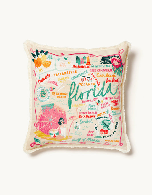 Spartina - Pillow - Florida - Findlay Rowe Designs