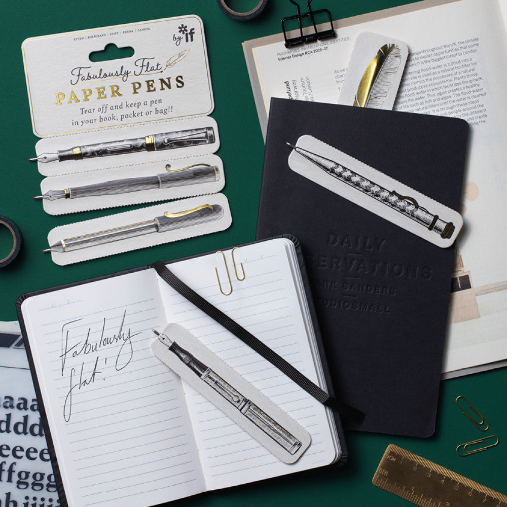 Fabulously Flat Paper Pens - Findlay Rowe Designs