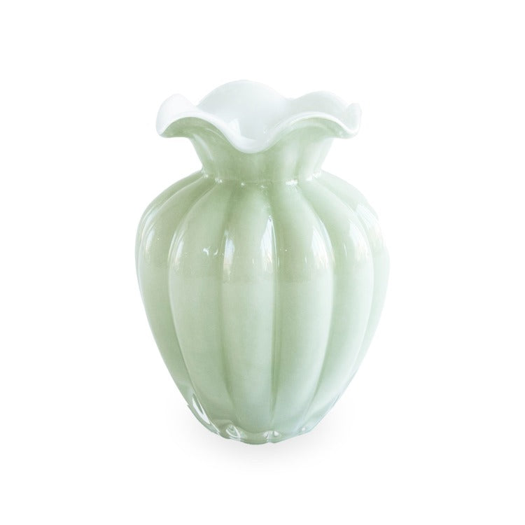 Beatriz Ball - Vase - Glass Vento - Medium - Pistachio - Findlay Rowe Designs