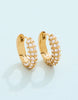 Spartina - Earrings - Shine On Pavé Hoop - 12mm - Findlay Rowe Designs