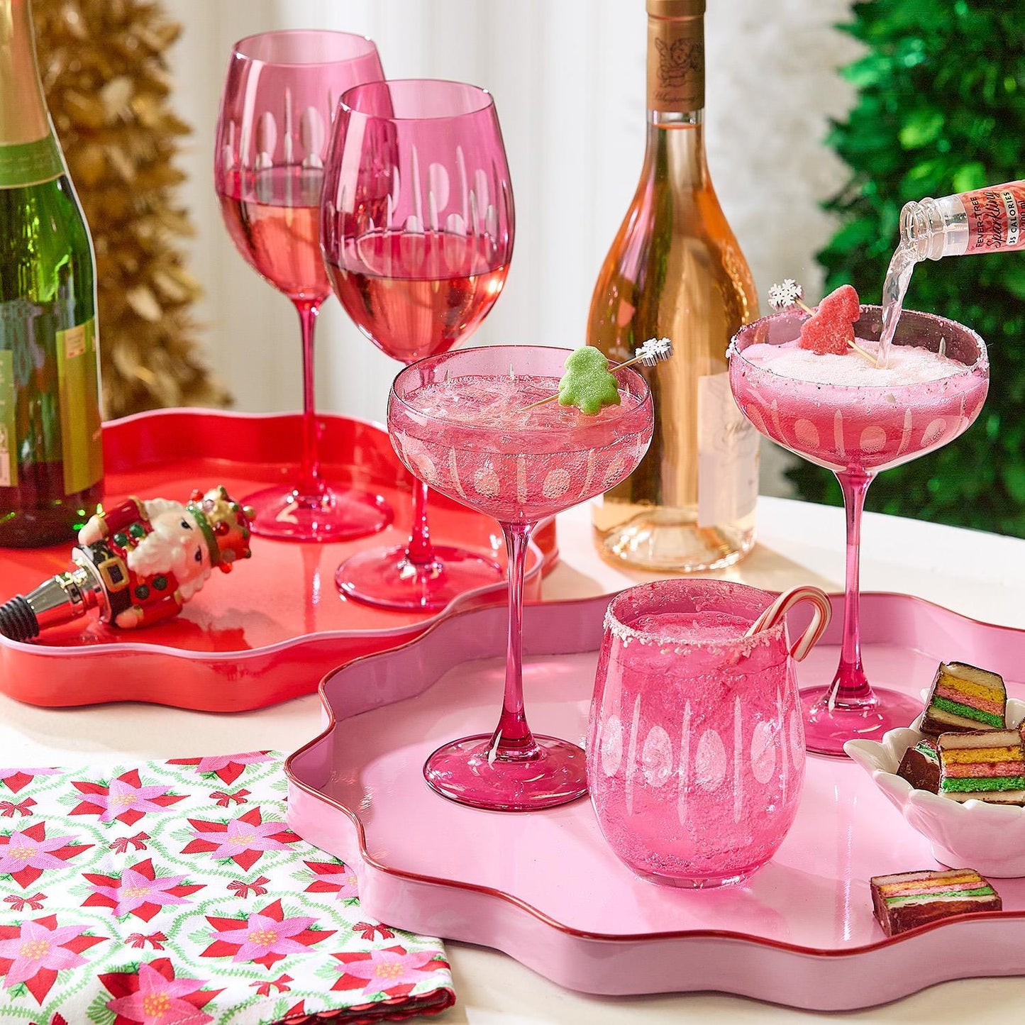 Scallop Trays - Pink or Red - Findlay Rowe Designs