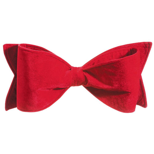 Ornament - Velvet Bow Ornament - Red