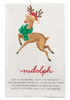 Mud Pie - Christmas Towel - Reindeer Poem