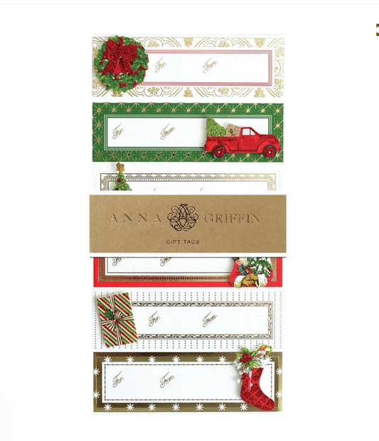 Anna Griffin - Christmas Gift Labels - Set 24 - Findlay Rowe Designs