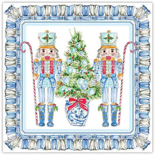 Rosanne  Beck - Placemat - Chinoiserie Nutcrackers Square