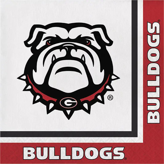 Napkins - Luncheon - UGA Bulldog - Findlay Rowe Designs