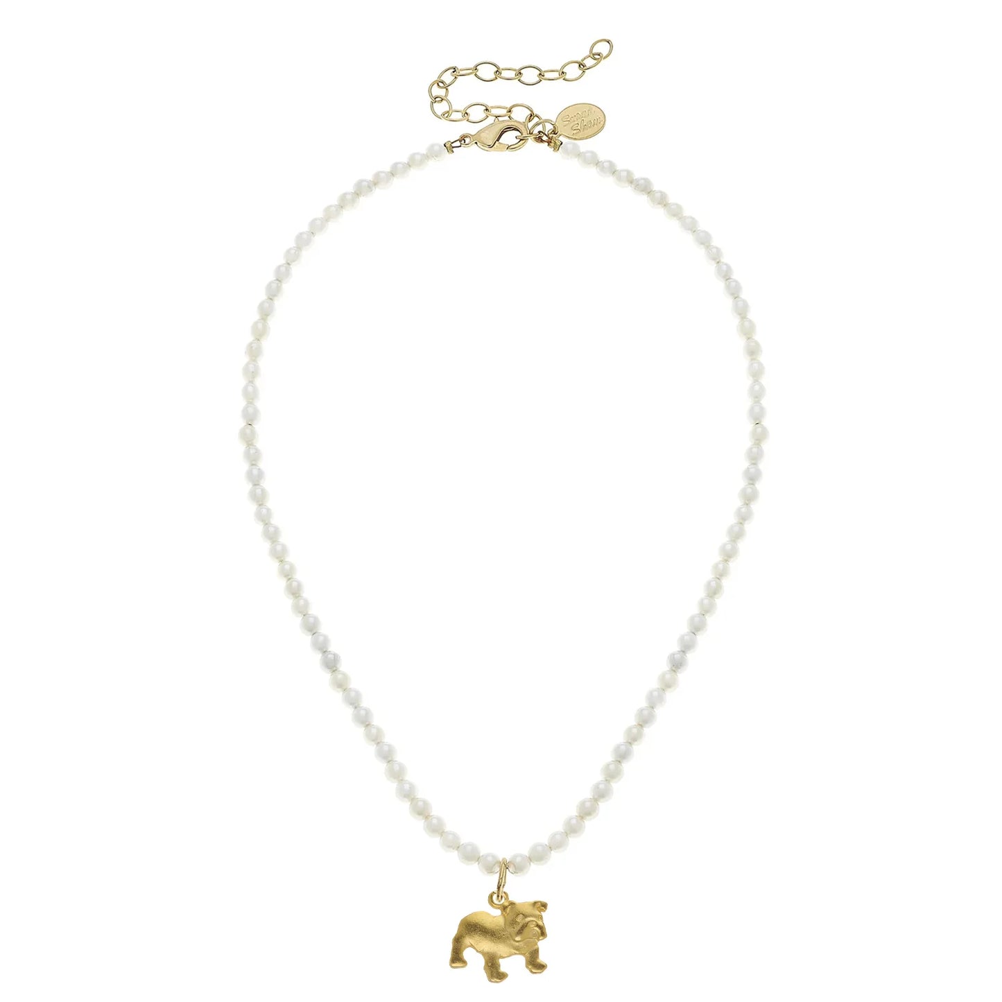 Susan Shaw - Necklace - Alys Bulldog Pearl