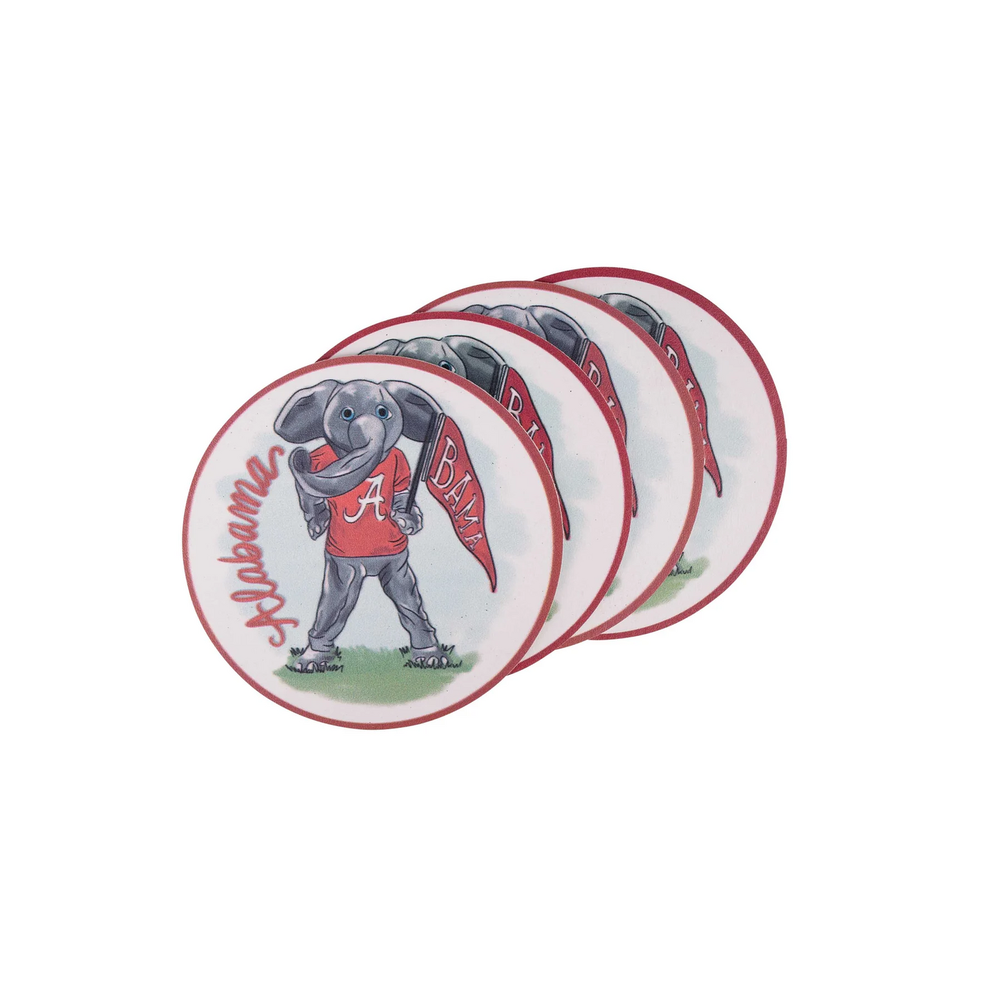 Glory Haus - Collegiate Coasters - Set of 4 - Alabama