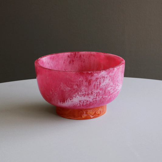 Beatriz Ball - Rio Small Bowl with Base - Pink and Orange - Findlay Rowe Designs