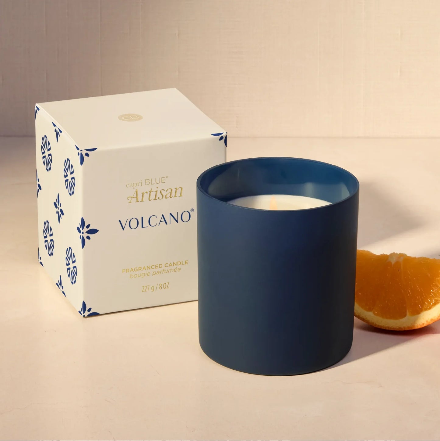 Capri Blue -  Boxed Tumbler Candle 8oz - Volcano Terrazza Velluto - Findlay Rowe Designs