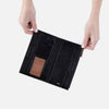 Hobo - Jill Large Bifold Wallet - Polished Leather - Black